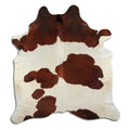 Peau de vache marron et blanche XXL