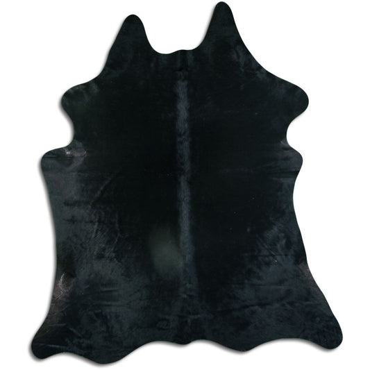 Peau de vache noire XXL