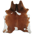 Peau de vache marron et blanche XXL