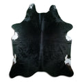 Peau de vache noire XL