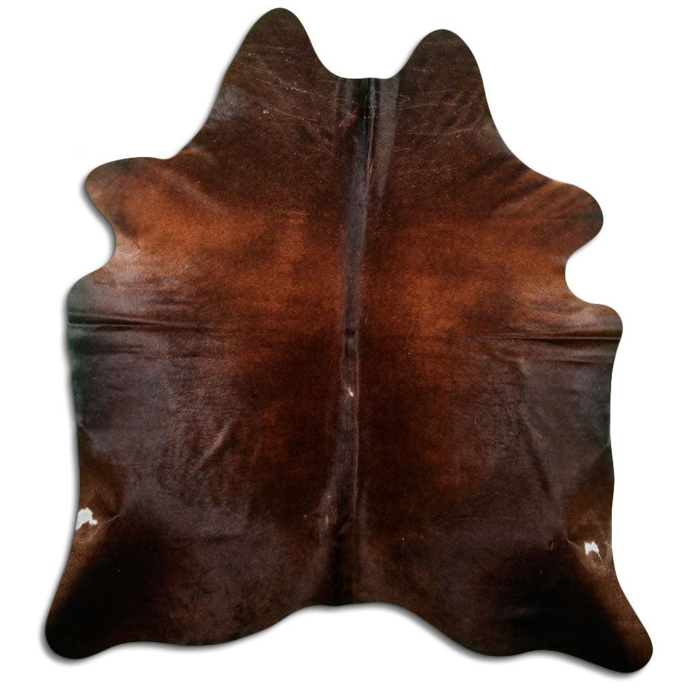 Peau de vache marron L