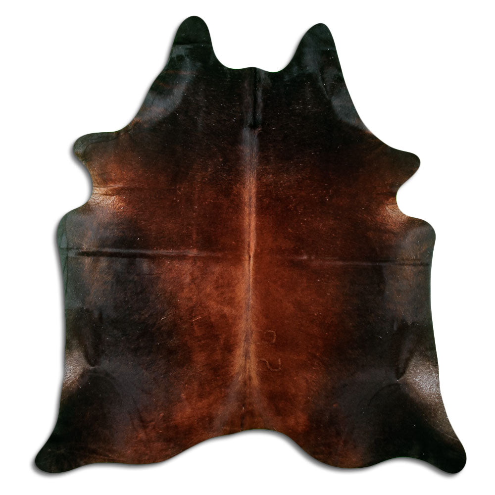 Peau de vache marron M