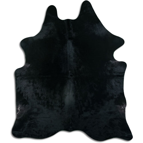 Peau de vache noire XXL
