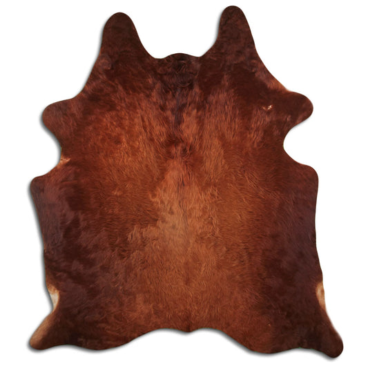 Peau de vache marron L
