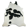 Peau de vache noire et blanche XXL