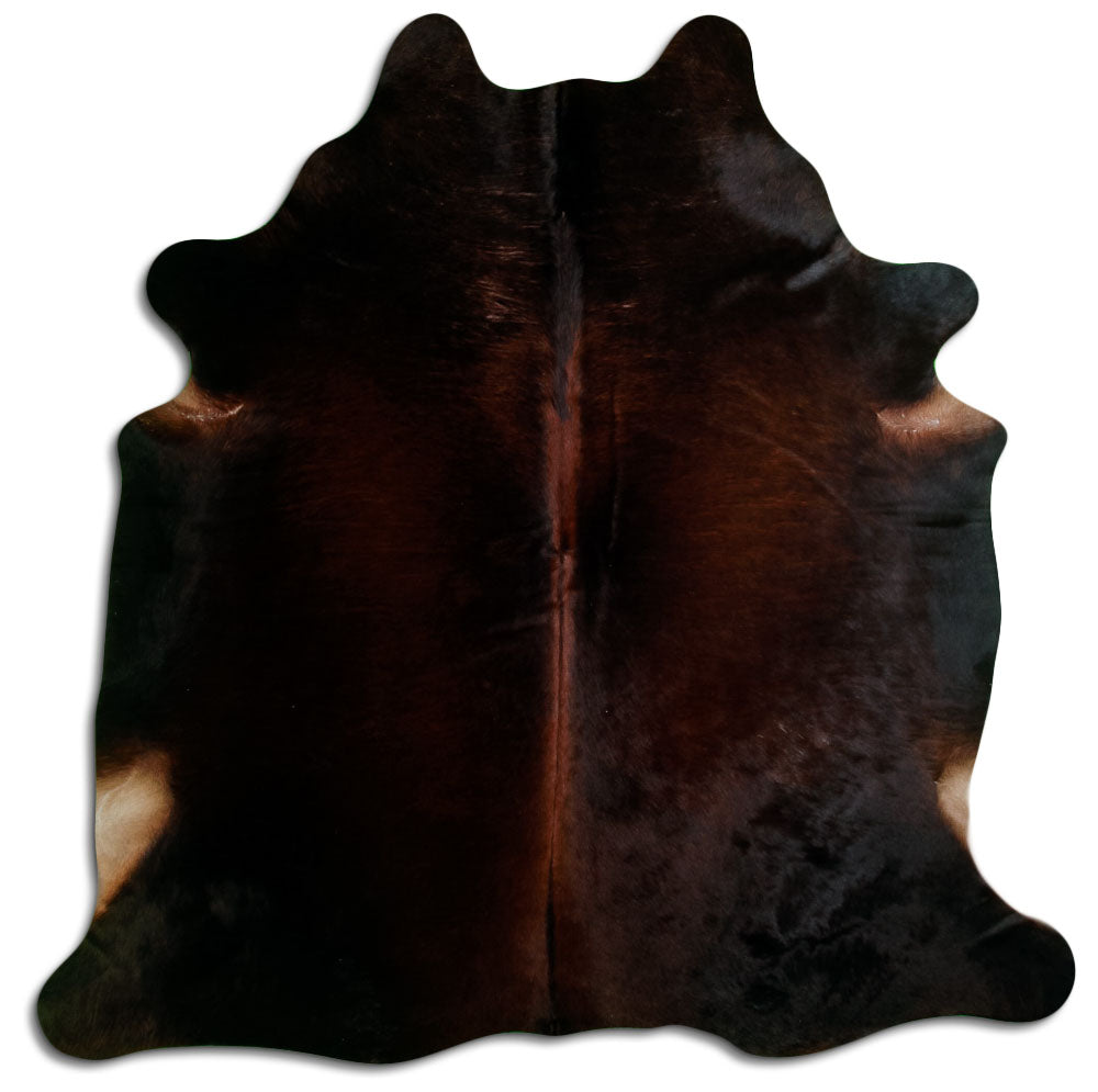 Peau de vache marron L