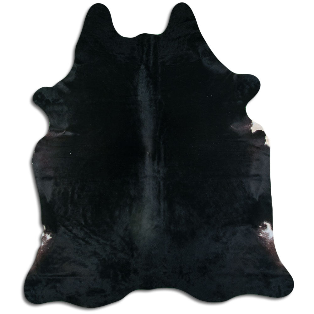Peau de vache noire XXL