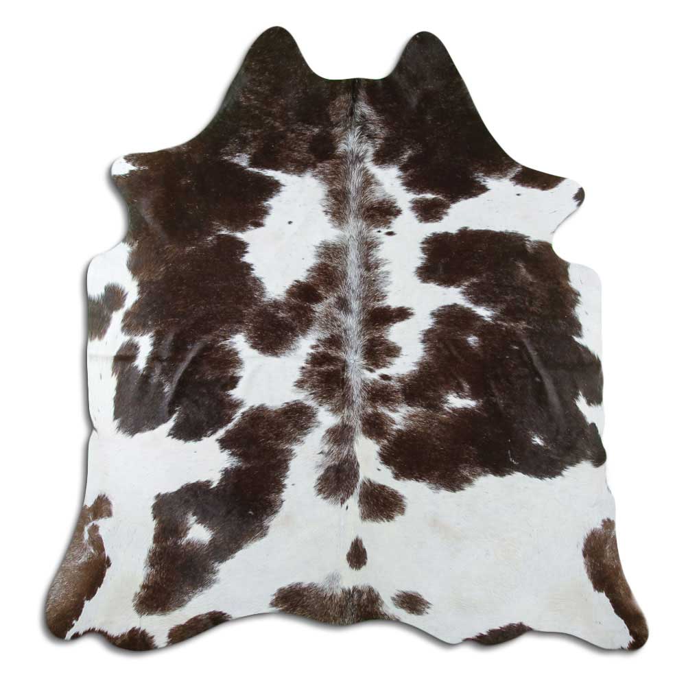 Peau de vache noire et blanche L
