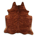 Peau de vache marron L