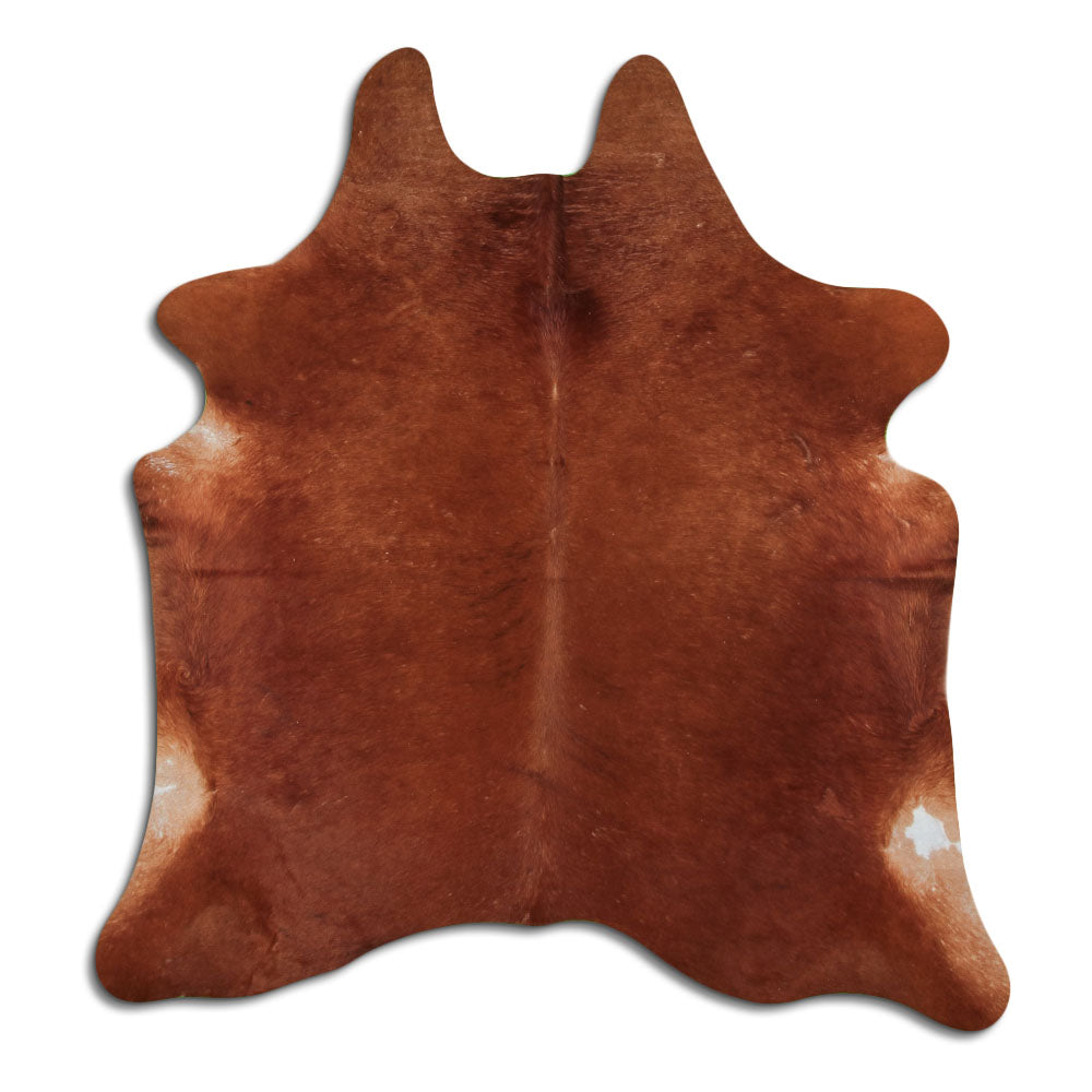 Peau de vache marron L