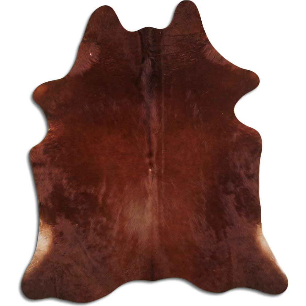 Peau de vache marron L