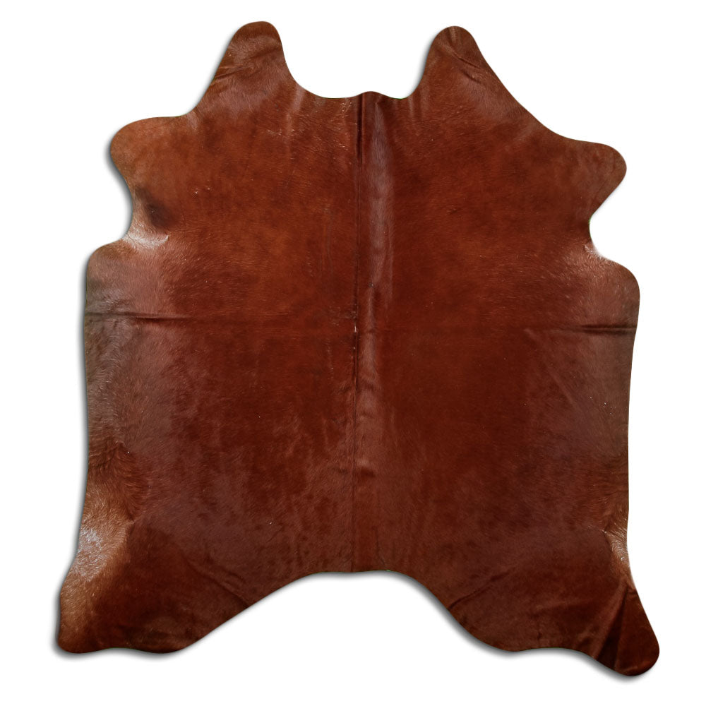 Peau de vache marron L