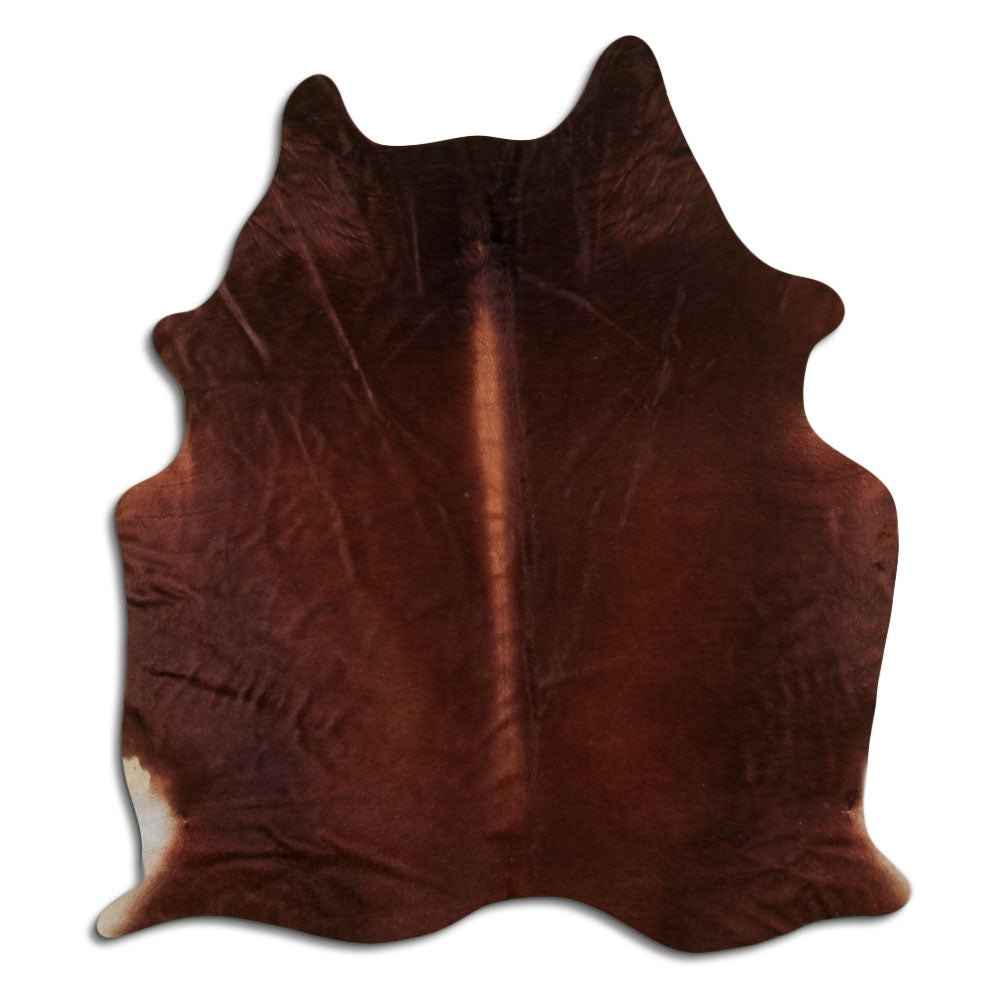 Peau de vache marron L
