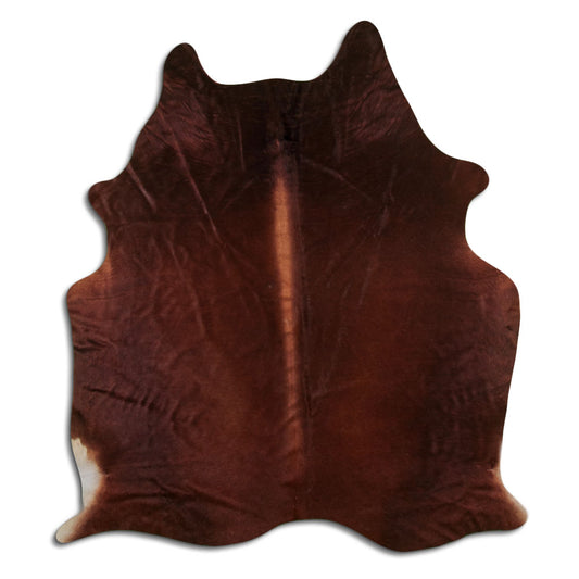 Peau de vache marron L