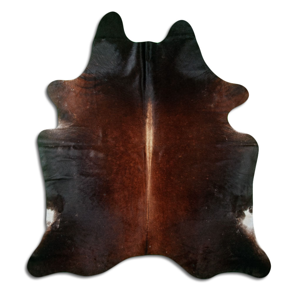 Peau de vache marron L