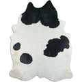 Peau de vache noire et blanche XXXL