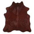 Peau de vache marron L