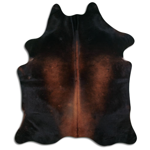 Peau de vache marron L