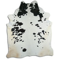 Peau de vache noire et blanche XXXL