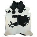 Peau de vache noire et blanche XXXL