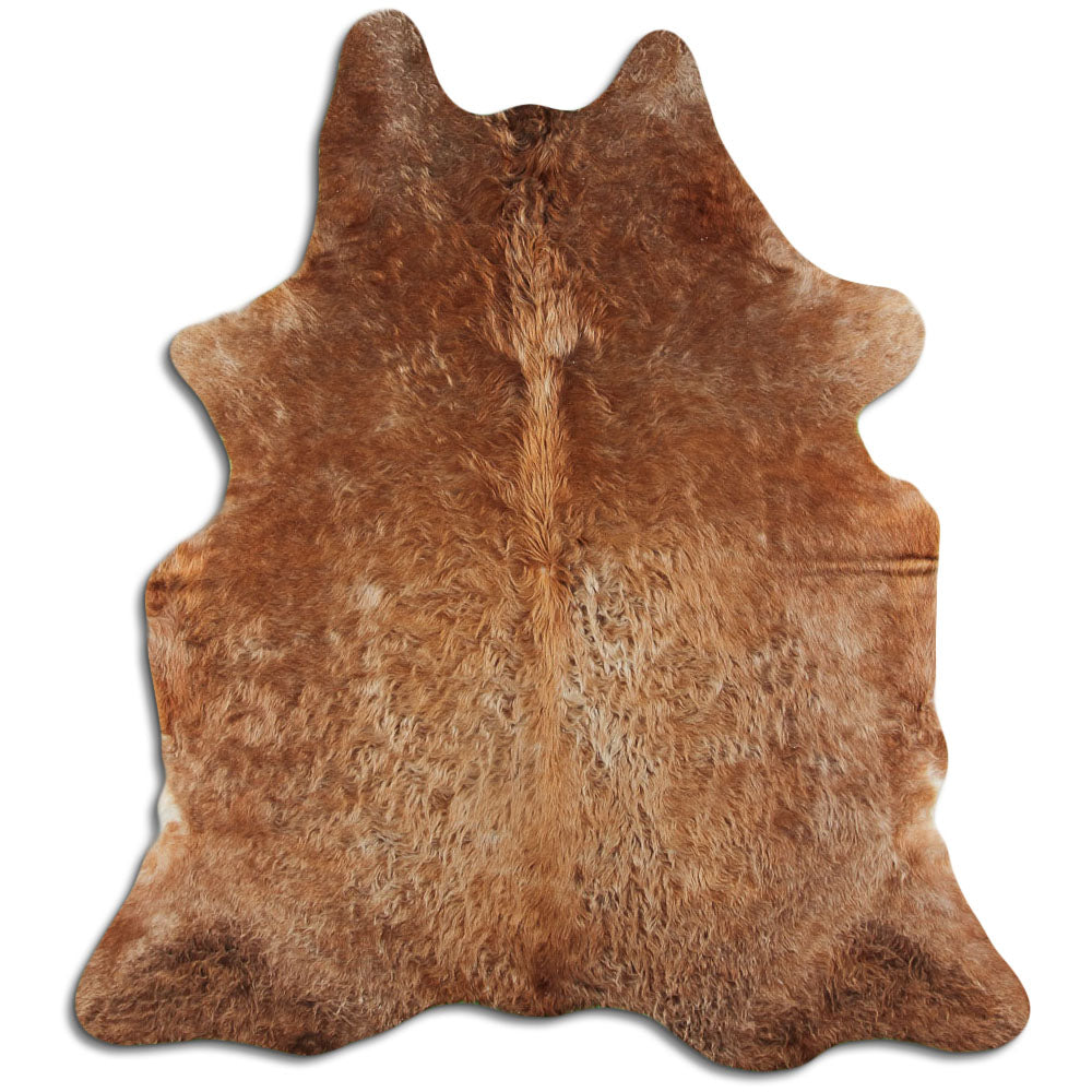 Peau de vache marron L