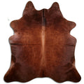 Peau de vache marron L