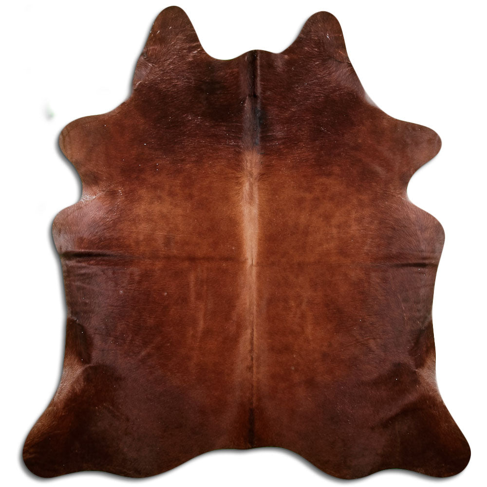Peau de vache marron L