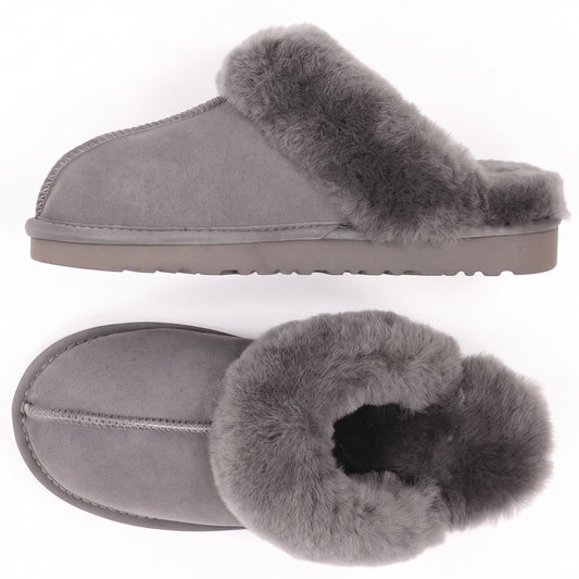 Chaussons en peau de mouton | Gris