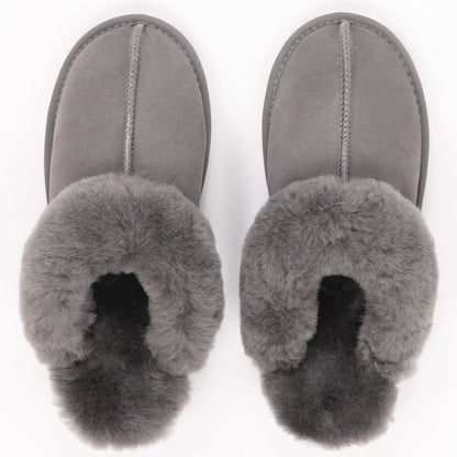 Chaussons en peau de mouton | Gris