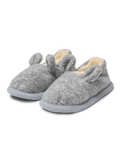 Chaussons enfant en mérinos « Souris »