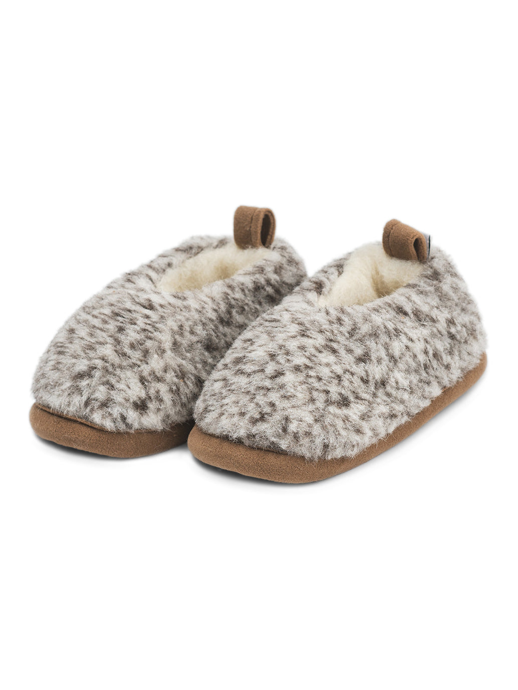 Chaussons enfant en mérinos « Tigre »