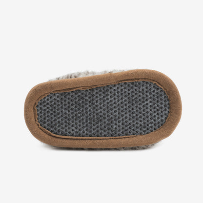 Chaussons enfant en mérinos « Tigre »