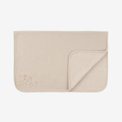 Couverture bébé en mérinos « Mouton » beige
