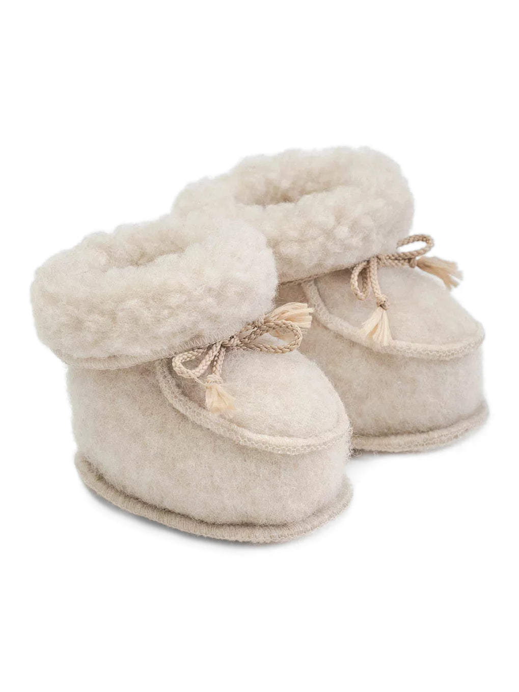 Chaussons bébé en mérinos