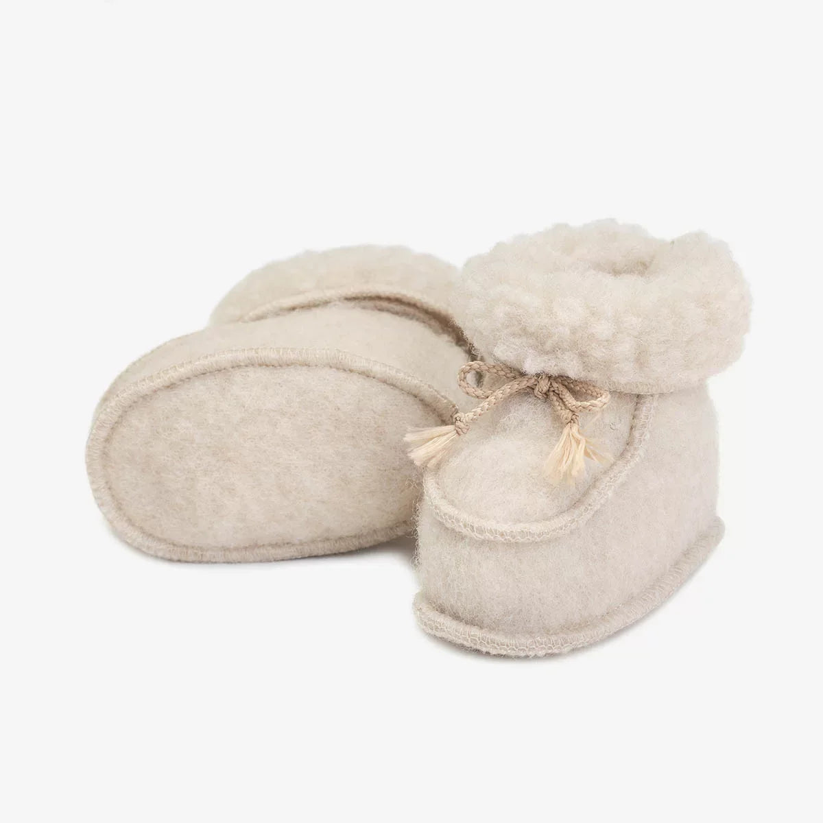 Chaussons bébé en mérinos