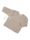 Gilet bébé « Mouton » avec broderie; beige