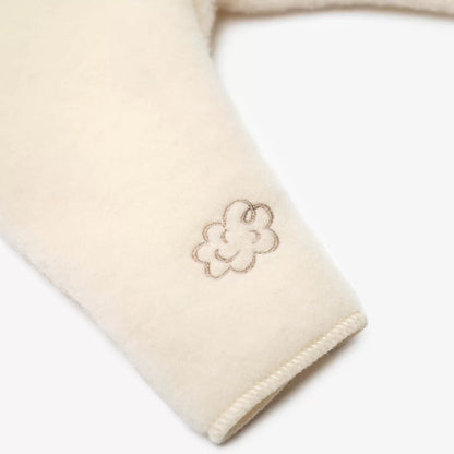 Pantalon bébé « Mouton » avec broderie; écru