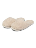 Chaussons en mérinos beige