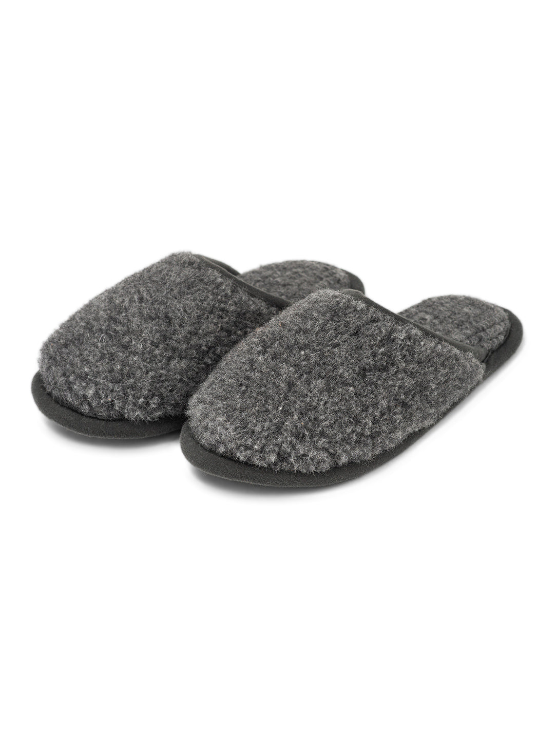 Chaussons en mérinos « Granite »