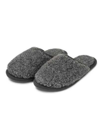 Chaussons en mérinos « Granite »