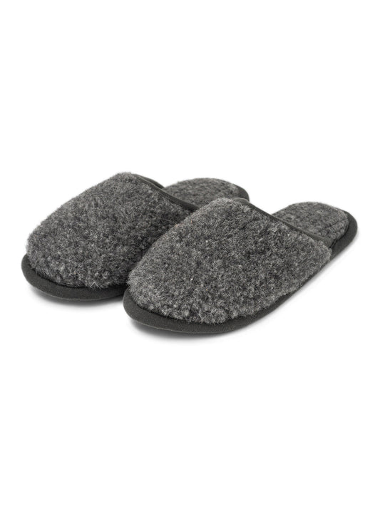 Chaussons en mérinos « Granite »