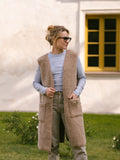 Gilet en mérinos « Sea » beige
