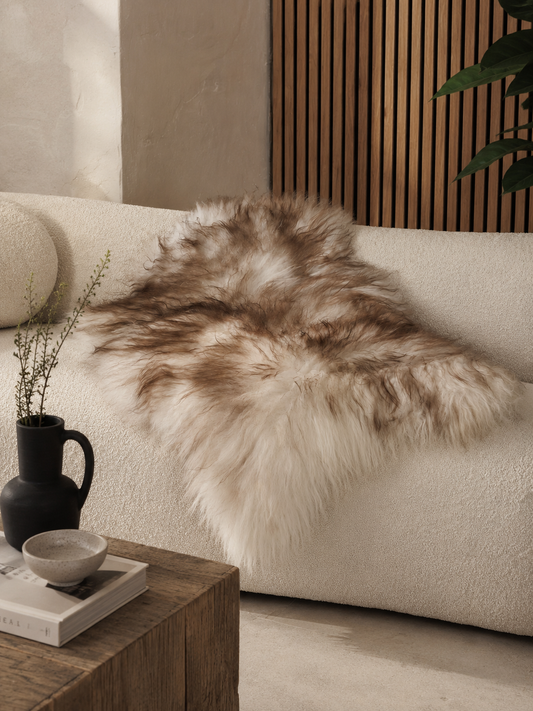 Peau de mouton islandaise mouflon