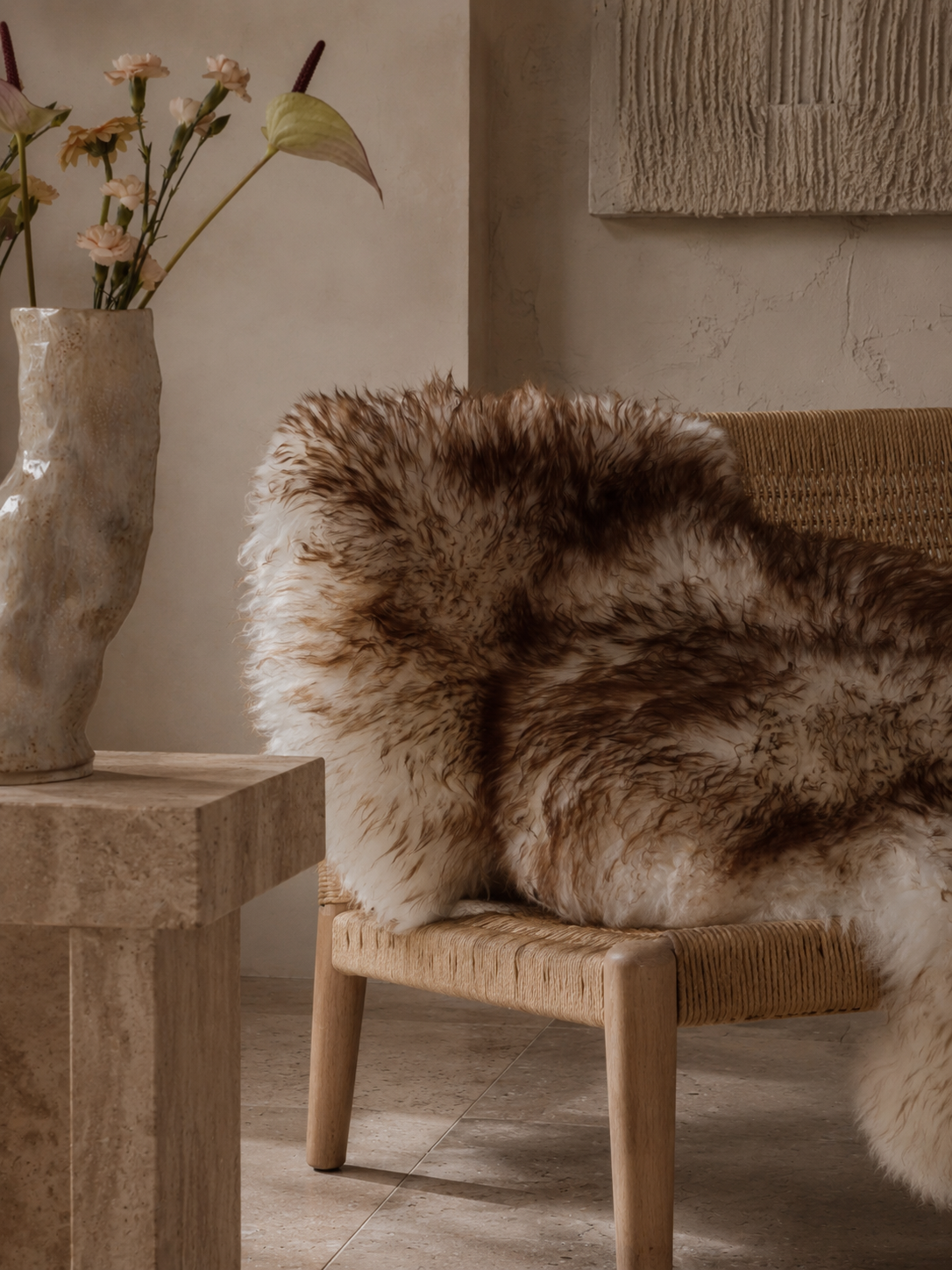 Peau de mouton mouflon