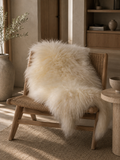 Peau de mouton islandaise blanche