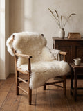 Peau de mouton blanche