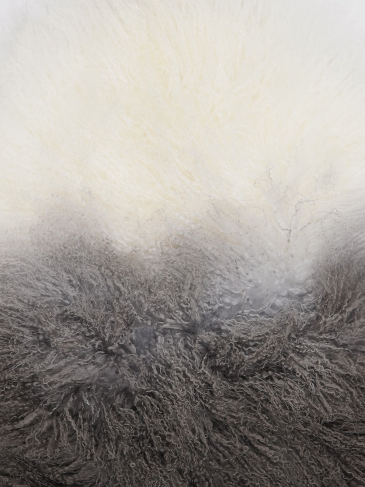 Tapis en peau de mouton Ombré